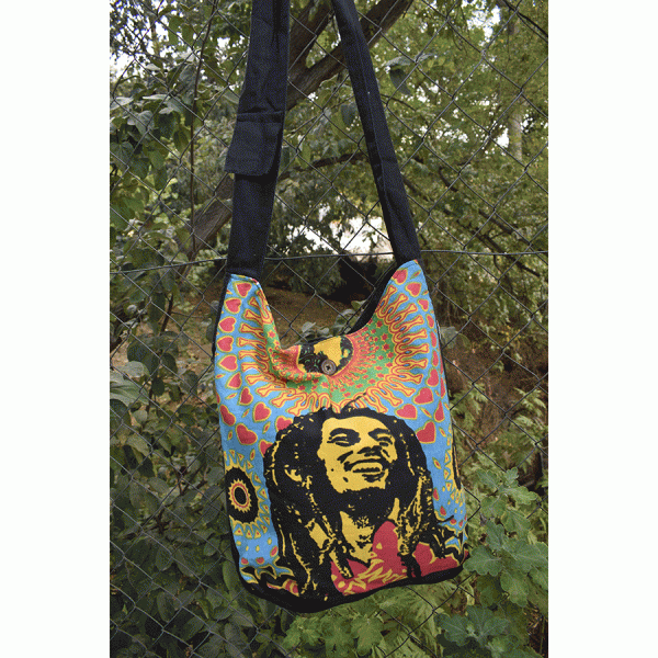 Τσάντα ώμου ταγάρι BOB MARLEY