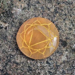Τσάκρα 3 ηλιακού συστήματος ασβεστίτης