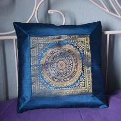Mαξιλαροθήκη Mandala blue star