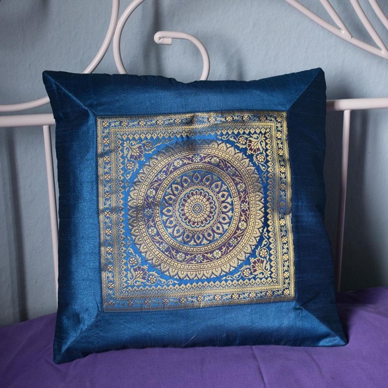 Mαξιλαροθήκη Mandala blue star