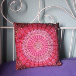 Mαξιλαροθήκη Mandala ρόζ