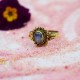 Δαχτυλίδι ορείχαλκος Flower φεγγαρόπετρα