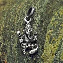 Κρεμαστό λαιμού ασημένιο Ganesh